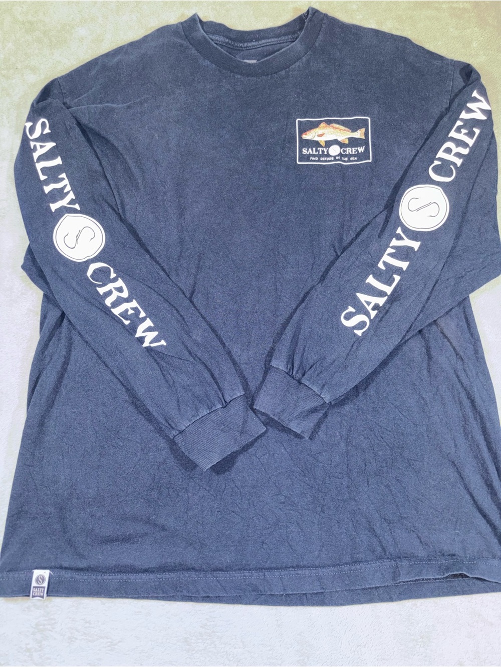 Salty Crew "Tailed" Graphic Long Sleeve T-Shirt - Find Refuge In The Sea XL